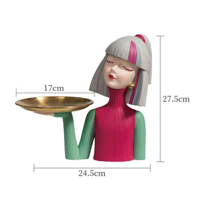 Lighteme Beauty Girl Resin Decoration