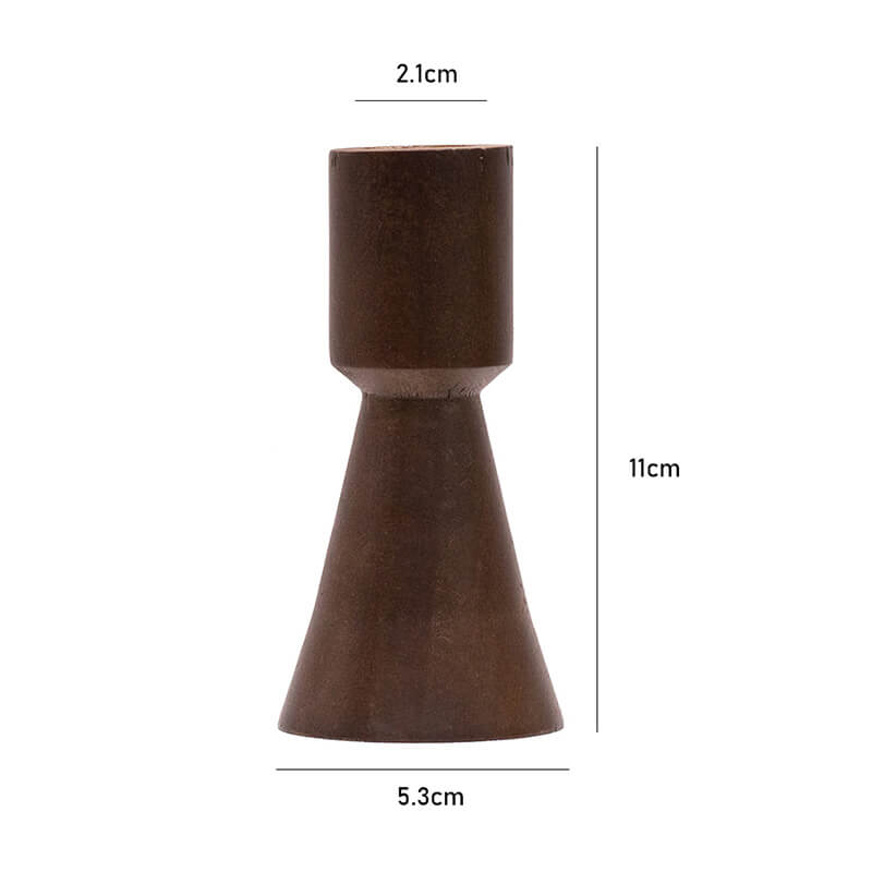 Lighteme Vintage Wooden Candle Holder