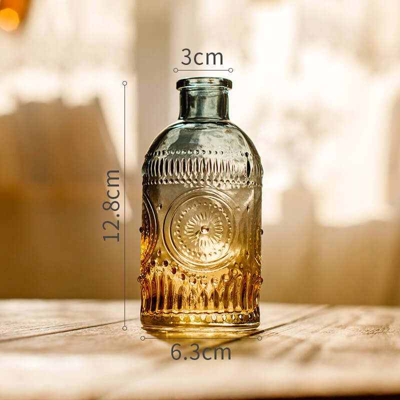 Vase en verre gaufré vintage Lighteme