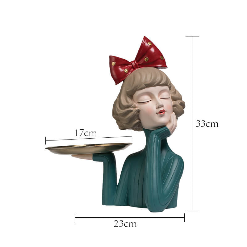 Lighteme Elegant Girl Resin Storage Ornament