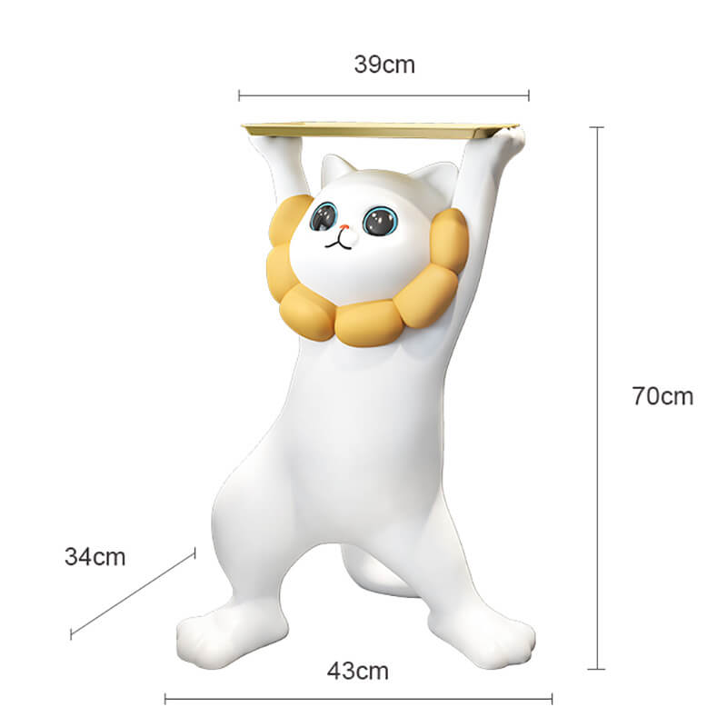 Lighteme Cat Resin Storage Ornament
