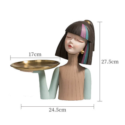 Lighteme Beauty Girl Resin Decoration