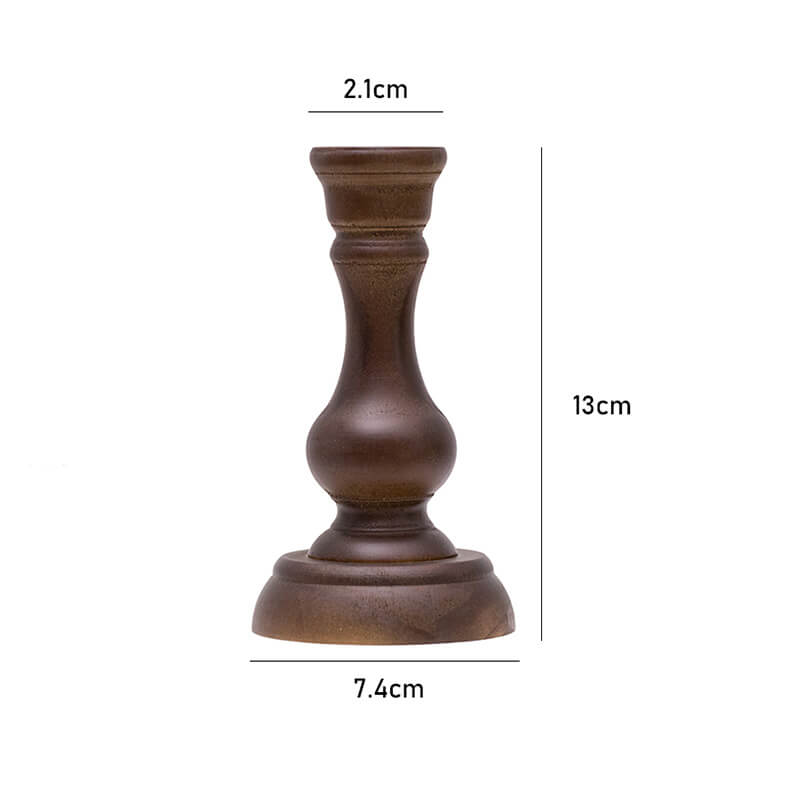 Lighteme Vintage Wooden Candle Holder
