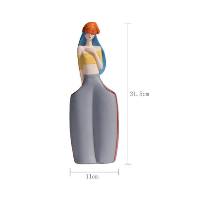 Lighteme Hip Hop Girl Resin Decoration