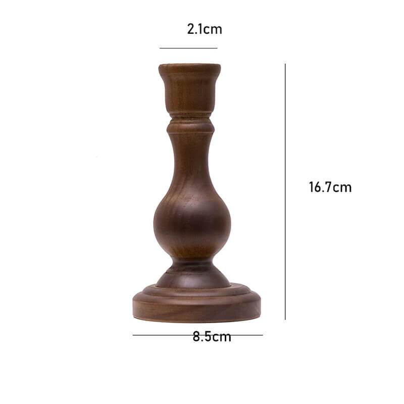 Lighteme Vintage Wooden Candle Holder