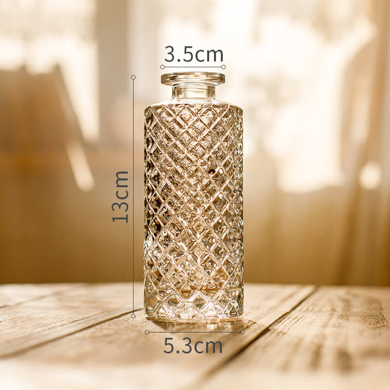 Vase en verre gaufré vintage Lighteme