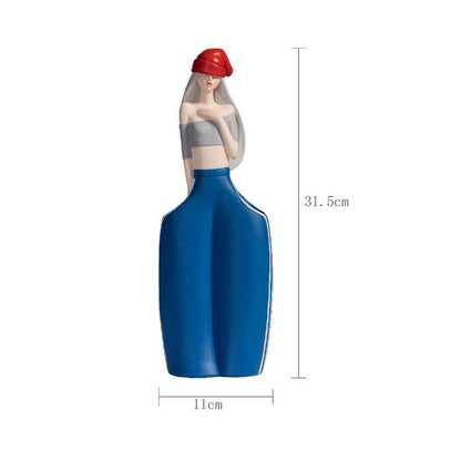 Lighteme Hip Hop Girl Resin Decoration