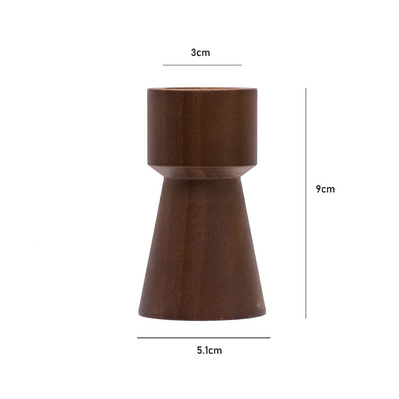 Lighteme Vintage Wooden Candle Holder