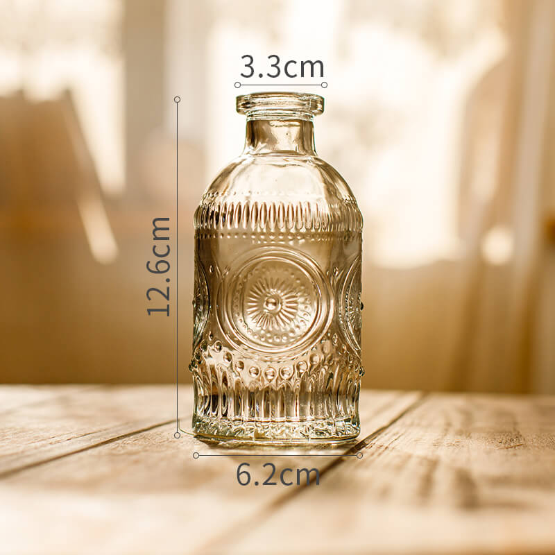 Vase en verre gaufré vintage Lighteme