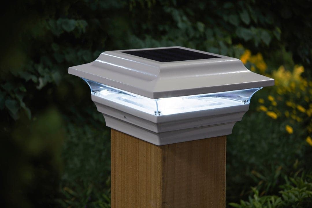 Lighteme Solar Fence Cap Lights
