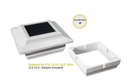 Lighteme Solar Fence Cap Lights