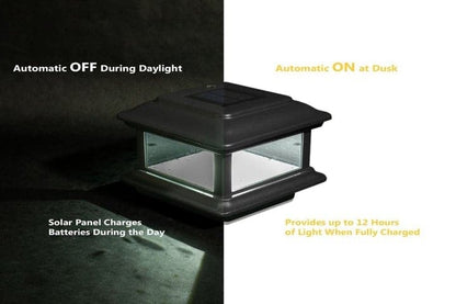 Lighteme Solar Cap Light - Black