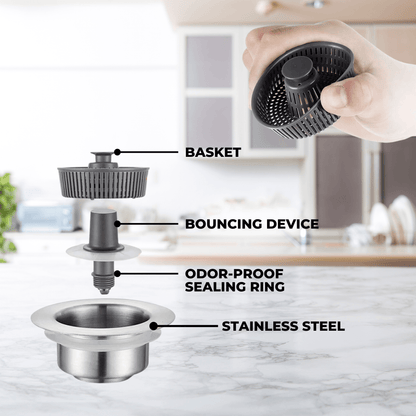 Passoire et égouttoir de cuisine en silicone Lighteme