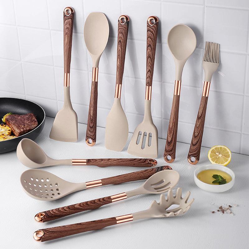 Ensemble d'ustensiles de cuisine en silicone Lighteme (10 pièces)