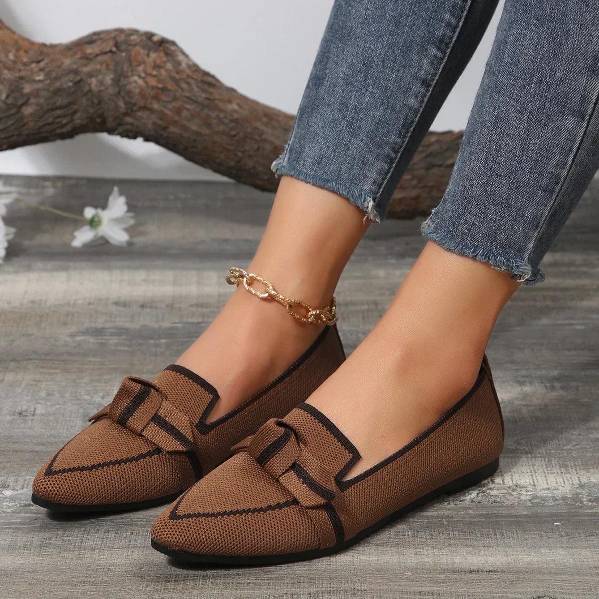 Lighteme Flache Schuhe Damenmode Schuhe