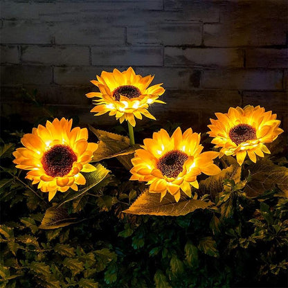 Lighteme Solar-Sonnenblumenlichter machen Ihren Garten attraktiver