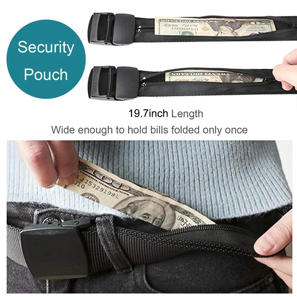 Portefeuille caché pour ceinture de voyage Lighteme 