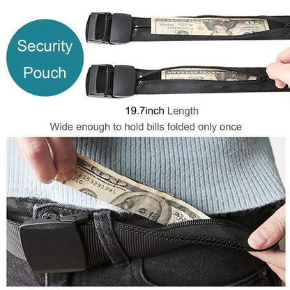 Portefeuille caché pour ceinture de voyage Lighteme 