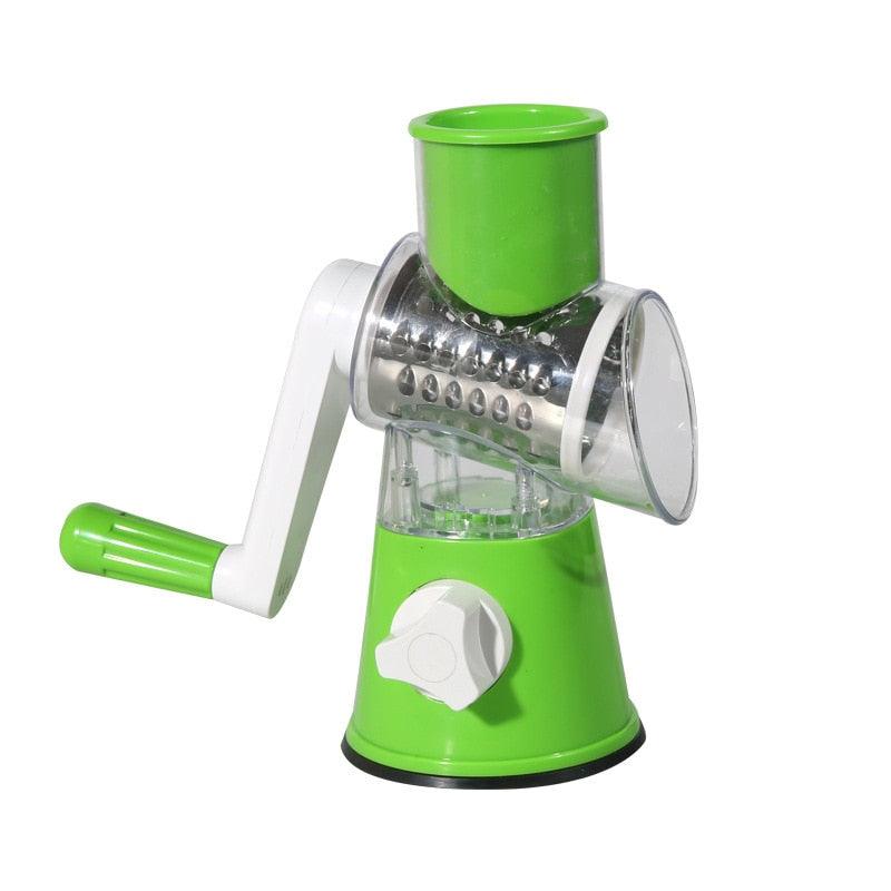 Multifunktionaler Lebensmittelschneider mit Handkurbel von Lighteme – schnell und effektiv in der Küche!