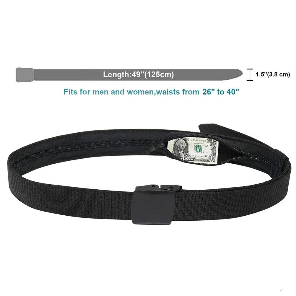 Portefeuille caché pour ceinture de voyage Lighteme 