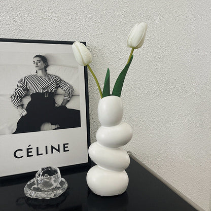 Vase en céramique en forme de galet Lighteme