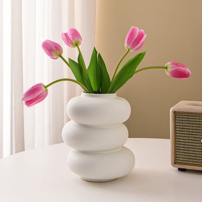 Vase en céramique en forme de galet Lighteme