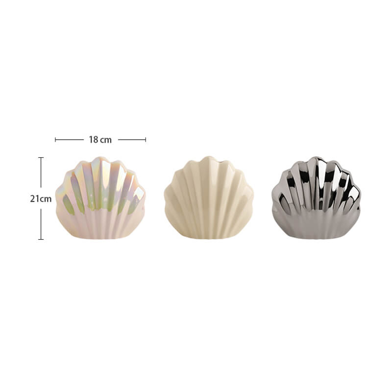 Lighteme Shell Ceramic Vase