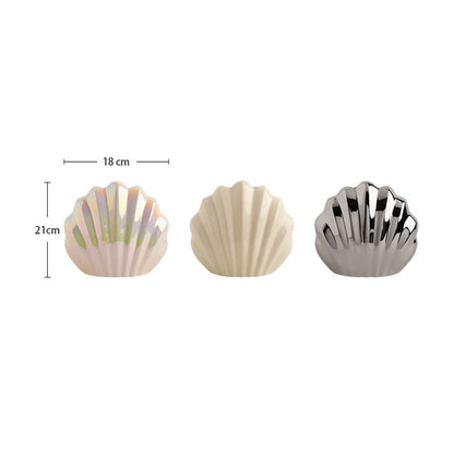 Lighteme Shell Ceramic Vase