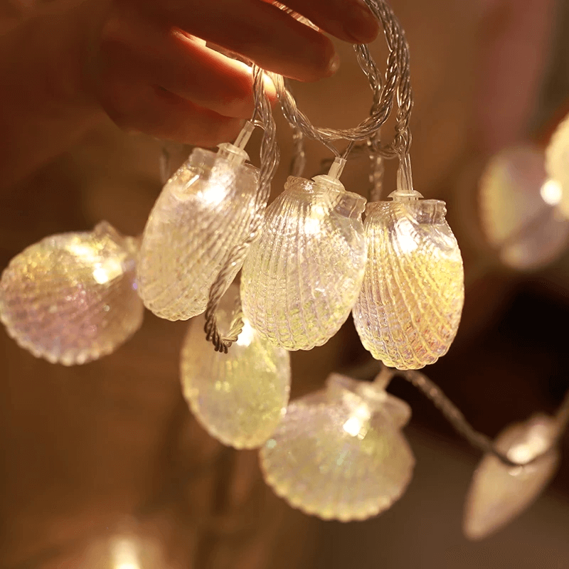 Lighteme LED-Muschel-Lichterkette