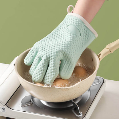 Gants de cuisson anti-brûlures isolants en silicone Lighteme