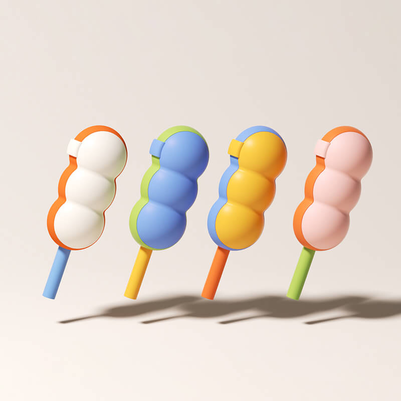 Lighteme Silicone Straw Popsicle 2 in 1 Mold