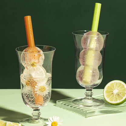 Lighteme Silicone Straw Popsicle 2 in 1 Mold
