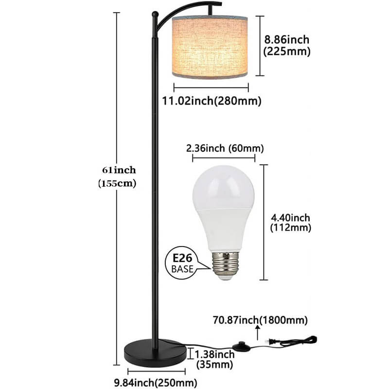 Lighteme Simple LED Floor Lamp