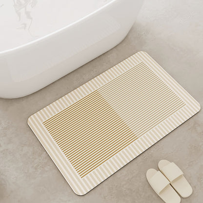 Tapis de bain Lighteme Simple Line en boue de diatomées