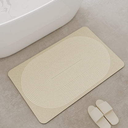 Tapis de bain Lighteme Simple Line en boue de diatomées