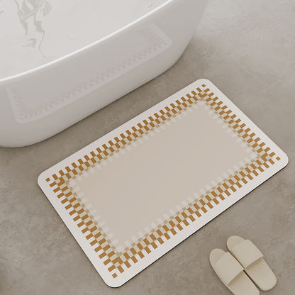 Tapis de bain Lighteme Simple Line en boue de diatomées