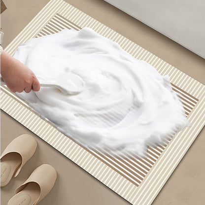 Tapis de bain Lighteme Simple Line en boue de diatomées