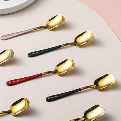 Lighteme Simple Stainless Steel Dessert Spoon 5pcs Set