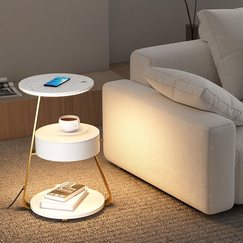 Lighteme Simple Wireless Charging Table Lamp