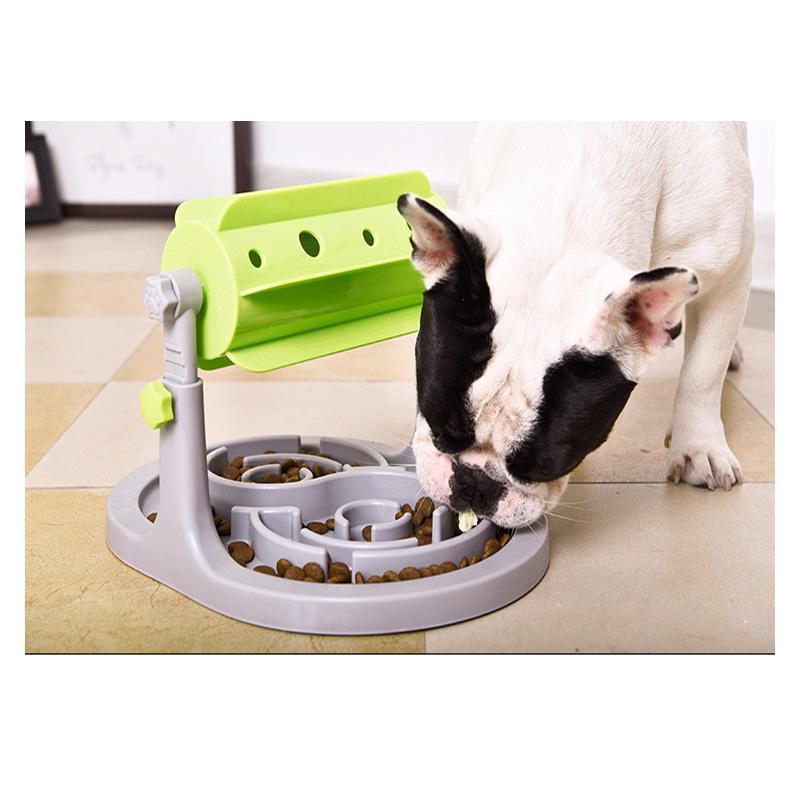 Lighteme Slow Feeder Plastic Pet Cat Dish Bowl (3 colors)