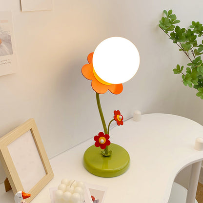 Lighteme Small Red Flower Table Lamp