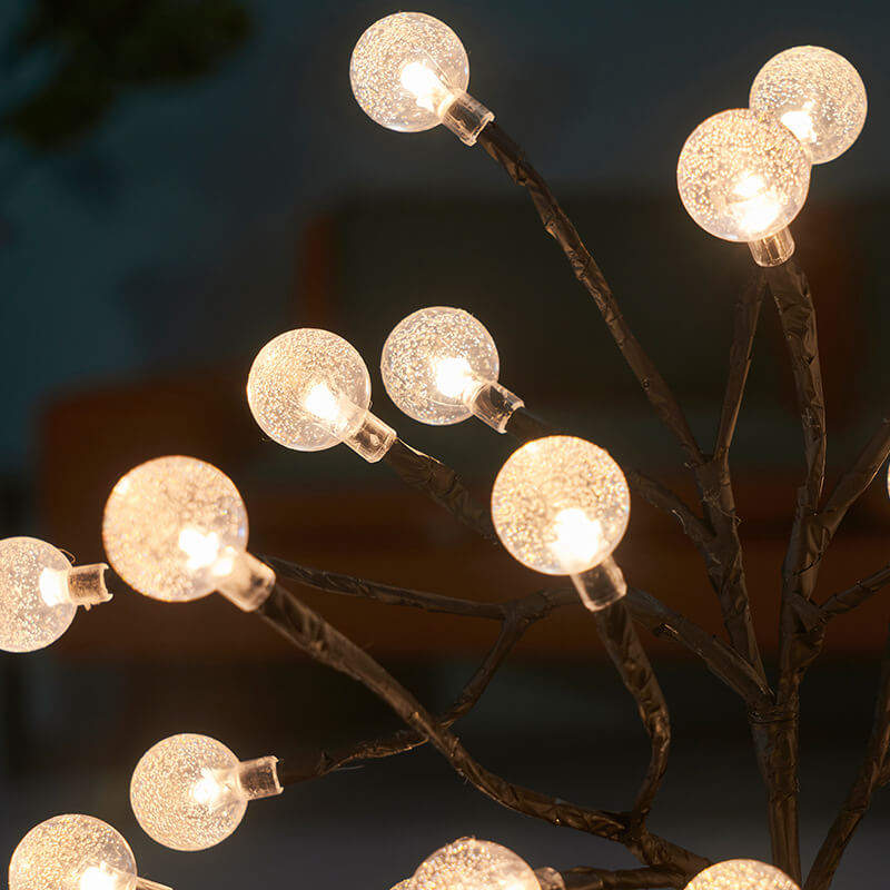 Lighteme Kleine Nachtlampe mit Baumschmuck