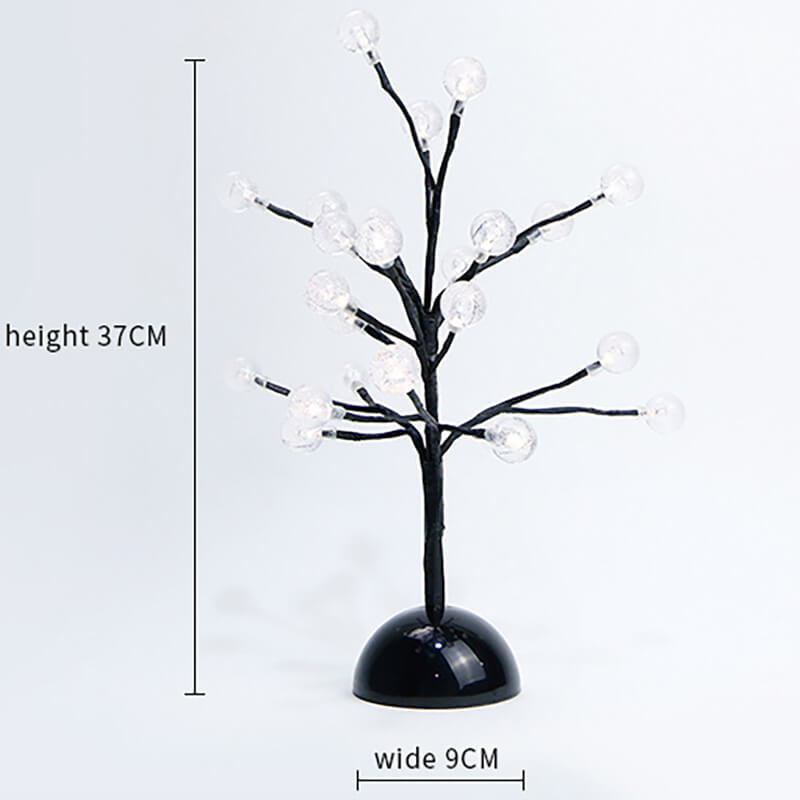 Lighteme Kleine Nachtlampe mit Baumschmuck