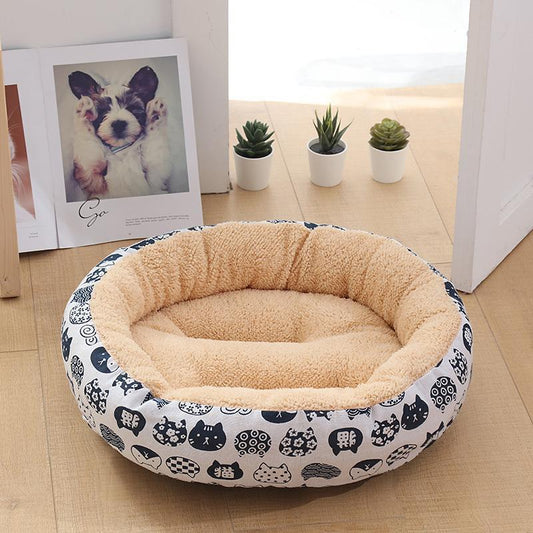 Lighteme Warmes Hundebett für kleine und mittelgroße Hunde (4 Farben)