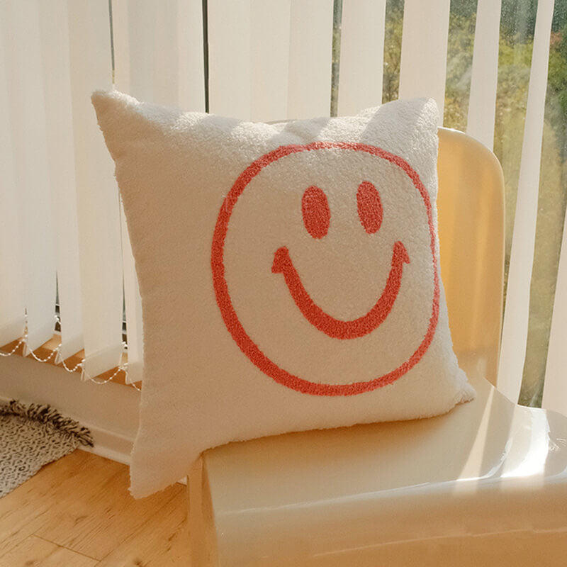 Lighteme Smile Throw Pillow Cover