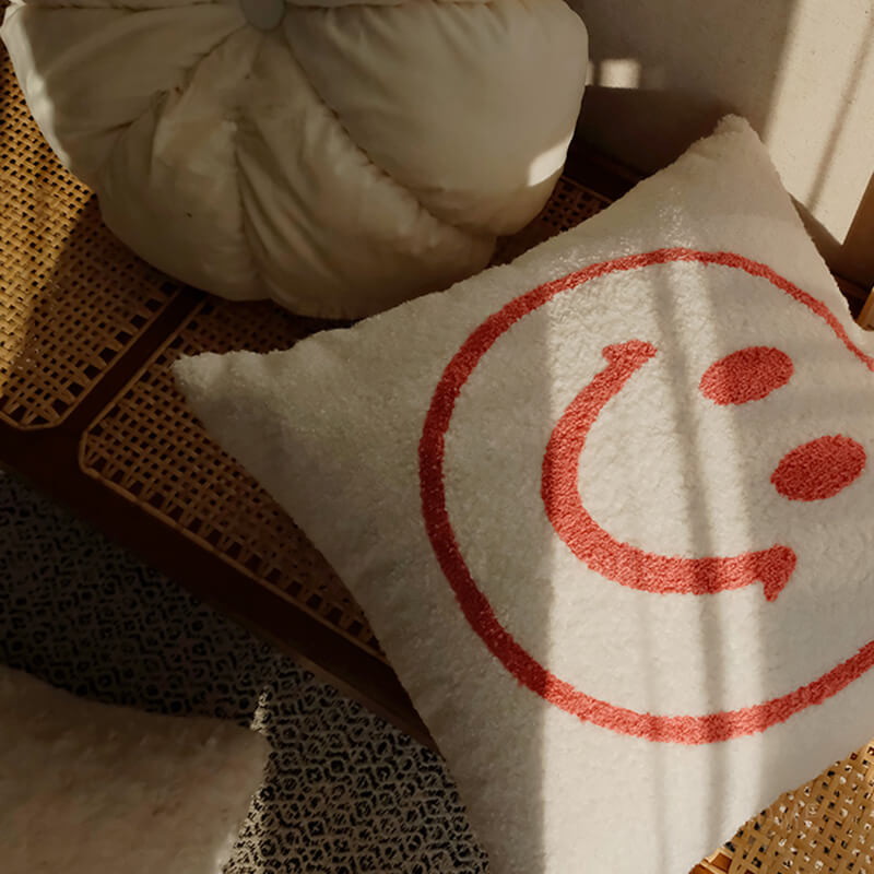 Lighteme Smile Throw Pillow Cover