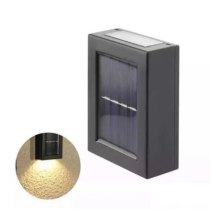 Wasserdichte solarbetriebene Außenwandleuchte von Lighteme | 1 KAUFEN, 1 GRATIS (2 STÜCK)