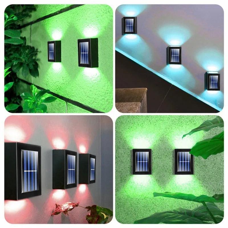 Wasserdichte solarbetriebene Außenwandleuchte von Lighteme | 1 KAUFEN, 1 GRATIS (2 STÜCK)