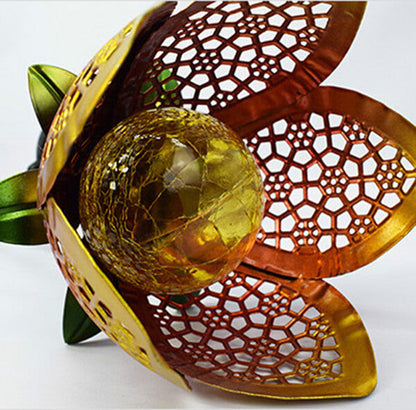 Lighteme Solar Iron Flower Outdoor Decorative Light