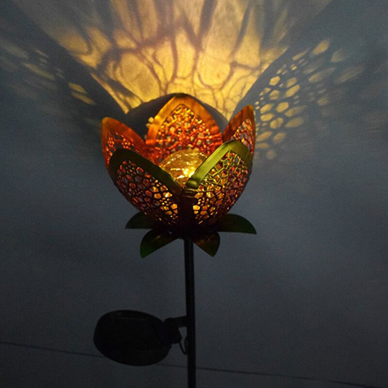 Lighteme Solar Iron Flower Outdoor Decorative Light